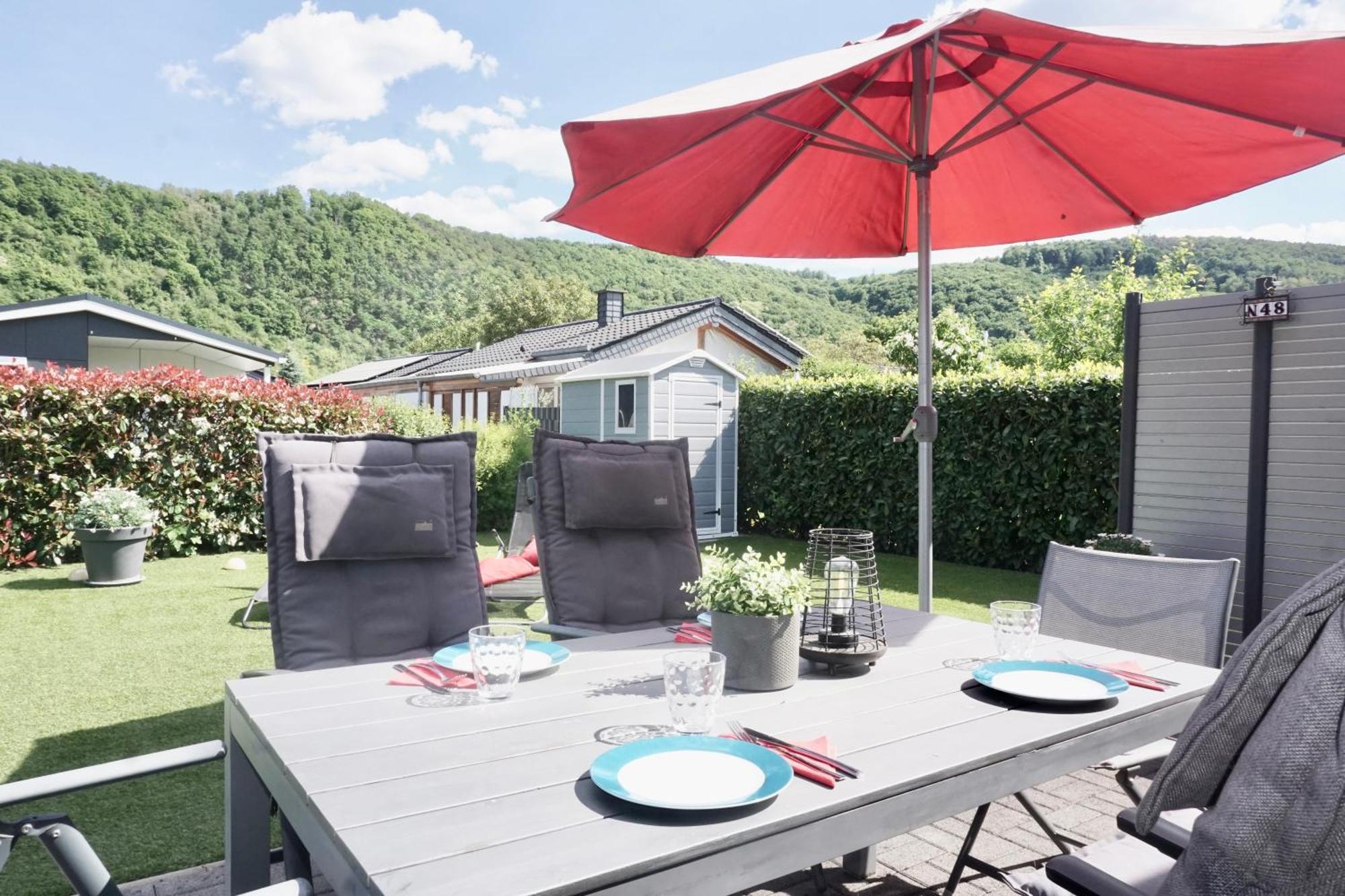 Ferienhaus Ufergeheimnis Am Guelser Moselbogen I 2 Sz I 5 Gaeste I Badebucht I Grill I Garten Koblenz  Dış mekan fotoğraf